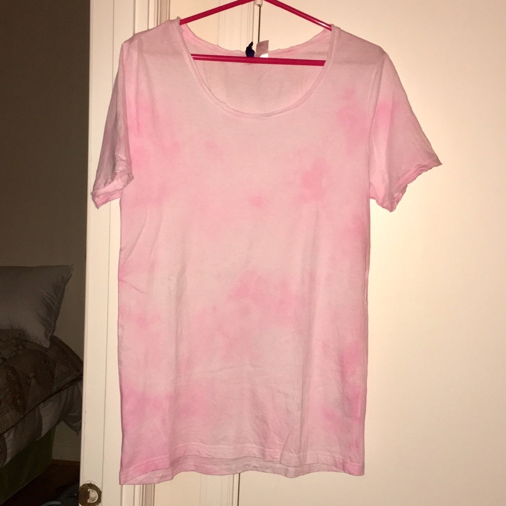 Pink tie dye shirt Women’s Small New